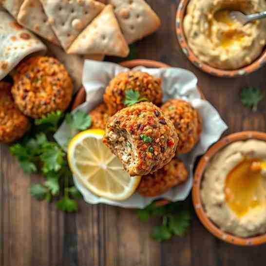 Crispy Falafel - Easy Mediterranean Vegan Recipe